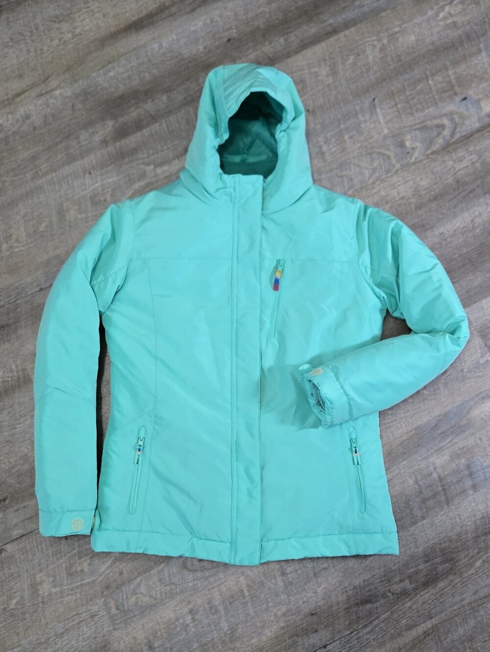 C9 By Champion Teal Hooded 3-in-1 Puffer Jacket for Kids
